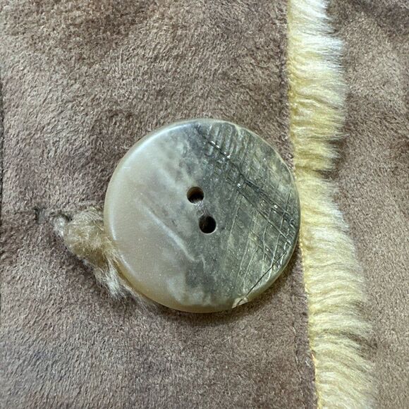 Chico's Faux Fur Coat Sz Small / US 4 Soft Cozy Boho Southwest - Picture 11 of 16